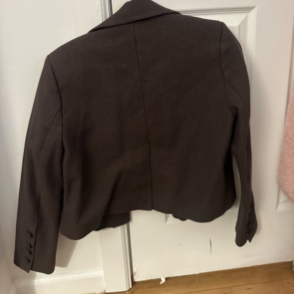 Zara plaid blazer and skirt SET - Picture 4 of 6